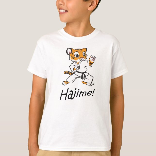 Hajime! Shirt T Shirt (Framsida)