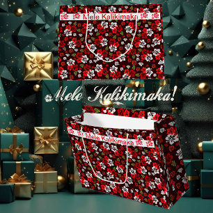 Hajiska julen Hibiscus Large Gift Bag