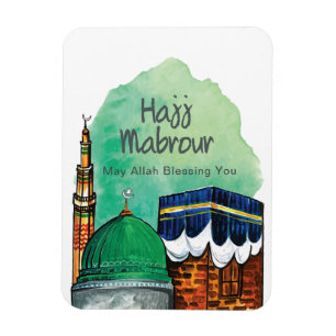 Hajj Mabrour, Heliga Kaaba i Mecca Saudiarabien Magnet