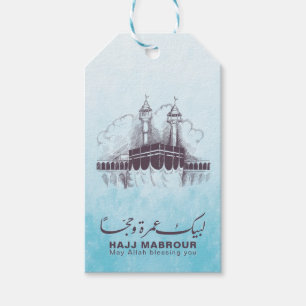 Hajj Mabrour, Umrah Mubarak i Mecca Saudiarabien Presentetikett