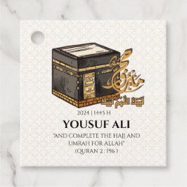 HAJJ MABRUR Ka'bah PERSONLIG Gåvor Etiketter
