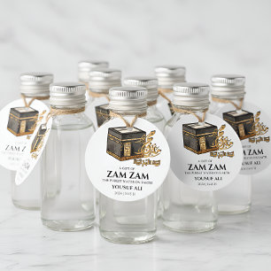 HÅJJ MABRUR Zam Zam vatten Favorit Tagg Gåvor Etiketter