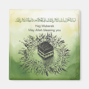 Hajj Mubarak, Heliga Kaaba i Mecca Saudiarabien Magnet
