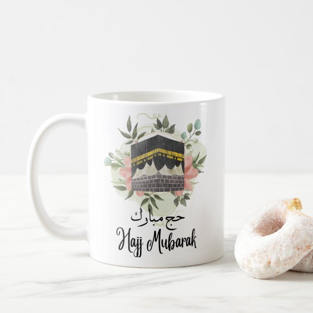 hajj mubarak kaffemugg (Med munk)
