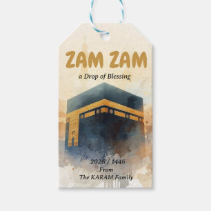 Hajj Mubarak Personlig presentetikett för Hajj