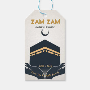 Hajj Mubarak Personlig Presenttagg Etikett För Haj