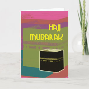 hajj mubarakah block färg kort