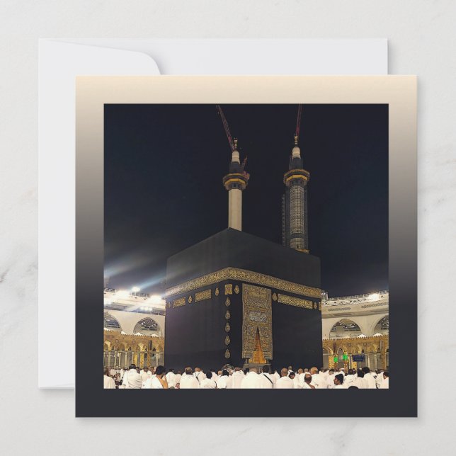 Hajj Pilgrims at Fajr, Kaaba, Mecca, Saudiarabien (Framsida)