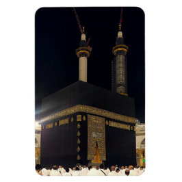 Hajj Pilgrims at Fajr, Kaaba, Mecca, Saudiarabien Magnet