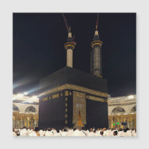 Hajj Pilgrims vid Kaaba, Mecca Magnetic Card