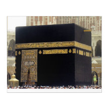 Hajj Pilgrims vid Kaaba, Mecca, Saudiarabien