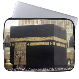 Hajj Pilgrims vid Kaaba, Mecca, Saudiarabien Laptop Fodral