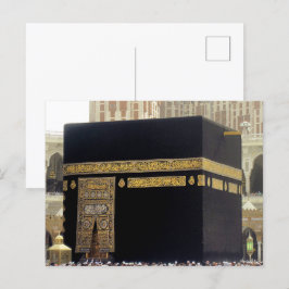 Hajj Pilgrims vid Kaaba, Mecca, Saudiarabien Vykort