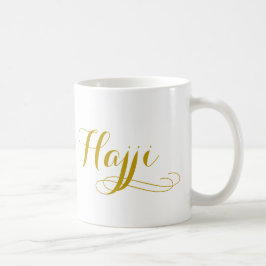 Hajjmugg som är för manar med ord "Hajji ", Kaffemugg