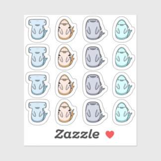 Hajkonkonturfästen Klistermärken