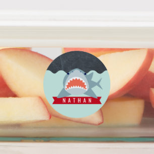 Hajmarblått under Vatten Klistermärke