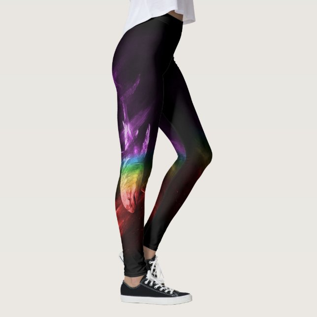 Hajprydnad [ES-XL] Leggings (Höger)