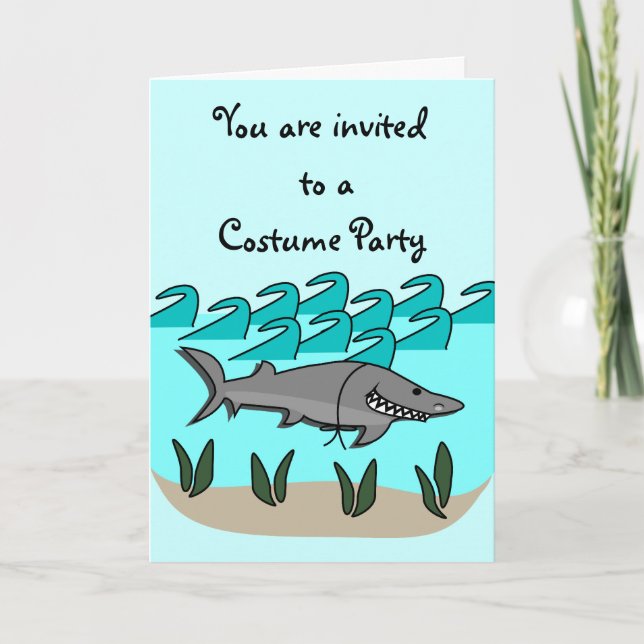 Hajs Lurass-kort Inbjudan (Framsida)