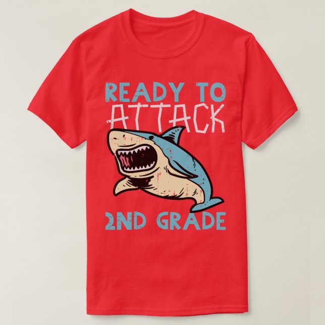 Hajs Redo att attackera andra Klass andra dagen av T Shirt (Design framsida)
