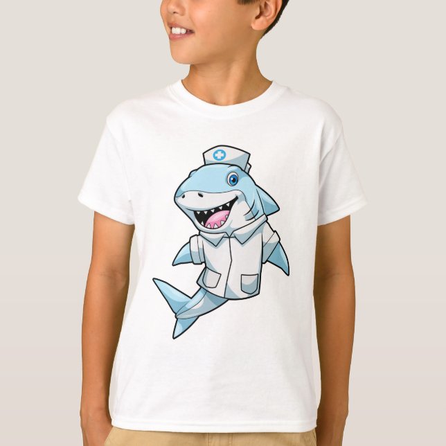 Hajs som sjuksköterska med Jacka T Shirt (Framsida)