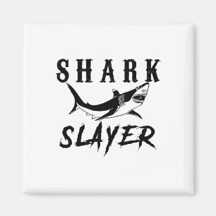 Hajsjägare Hajfiske Och Saltvattenfiskare Magnet
