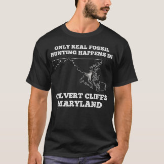 Hajsjakt på fossil för Calvert Cliffs T Shirt