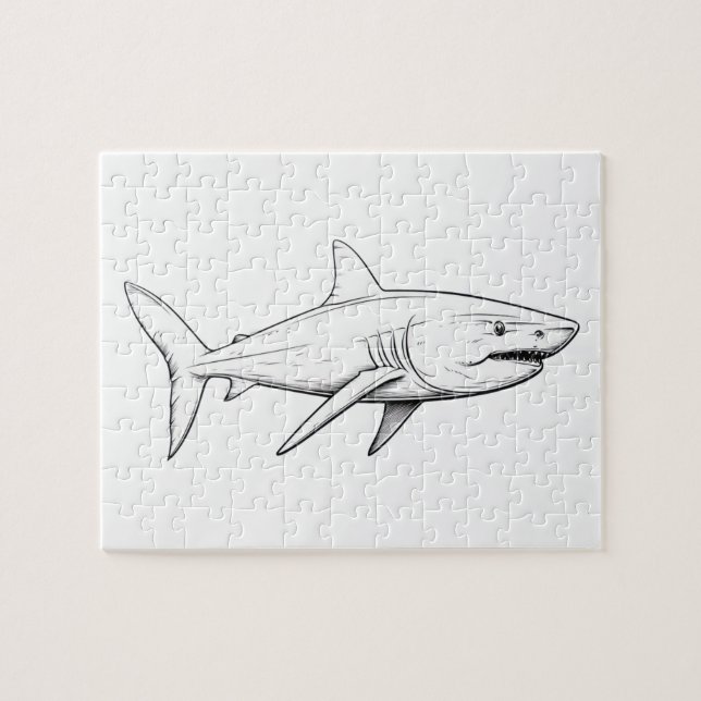 Hajsketch Pussel (Horisontell)