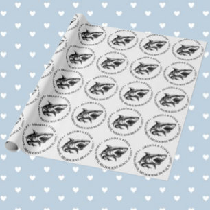 Hajsmetastisk omslagning Papper! Presentpapper