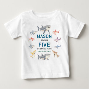 Hajsplask 5-årsfest   Söta havsbarn T Shirt