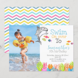 Hajtemabarn födelsedagsfest inbjudan