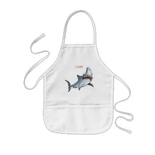 Hajungar apron. Personlig namn. Barnförkläde