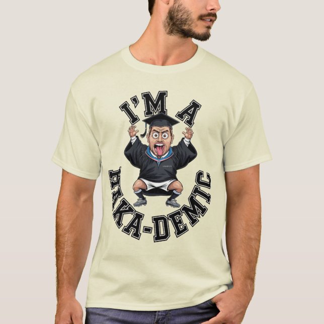 Haka-demic Champion - Rugby Studenten A T Shirt (Framsida)
