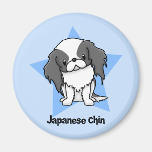 Haka för japan för Kawaii stjärnaBlk Magnet