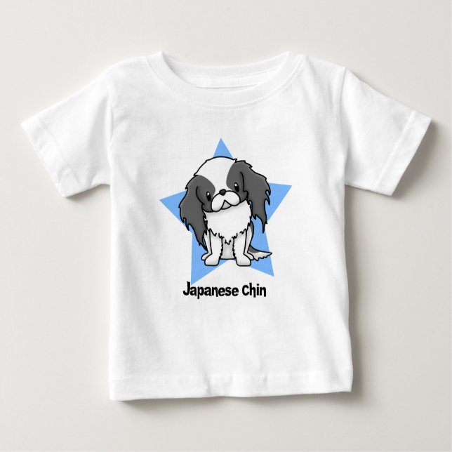 Haka för japan för Kawaii stjärnaBlk Tee Shirt (Framsida)
