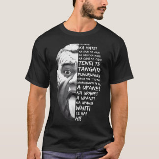 Haka Lyrics New Zealand Black Maori Kiwi Nz Fläkt T Shirt