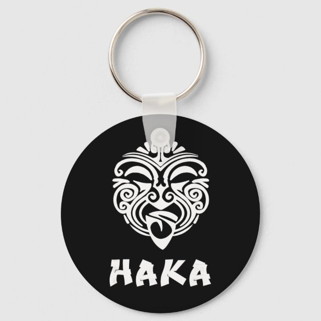 Haka New Zealand Rugby Fans Maori Haka Dance  Nyckelring (Framsida)