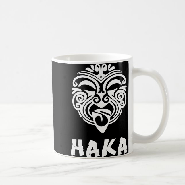 Haka Nya Zeelands rugbyfans Maori Haka-dans  Kaffemugg (Höger)
