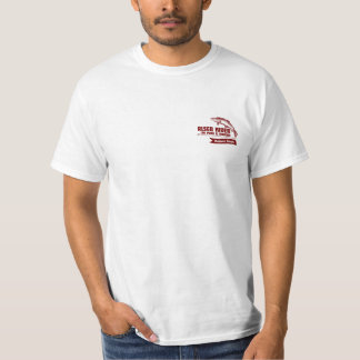 "Hakad" design på ljust Tee Shirt