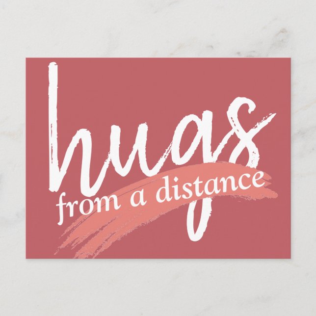 hakar från en avstånd maud-rosa vykort (Framsida)