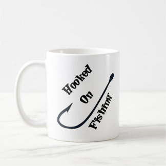 Hakat på fiske - rolig kaffemugg