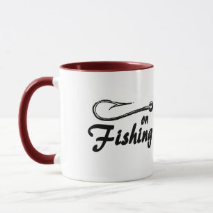 Hakat på fiskemuggen mugg