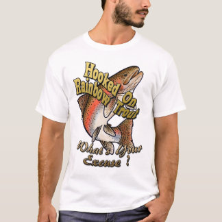 Hakat på forellskjortan tee shirt