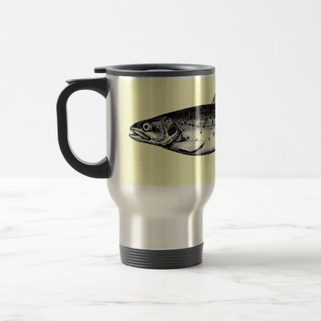Hakat på kaffe resemugg (Vänster)