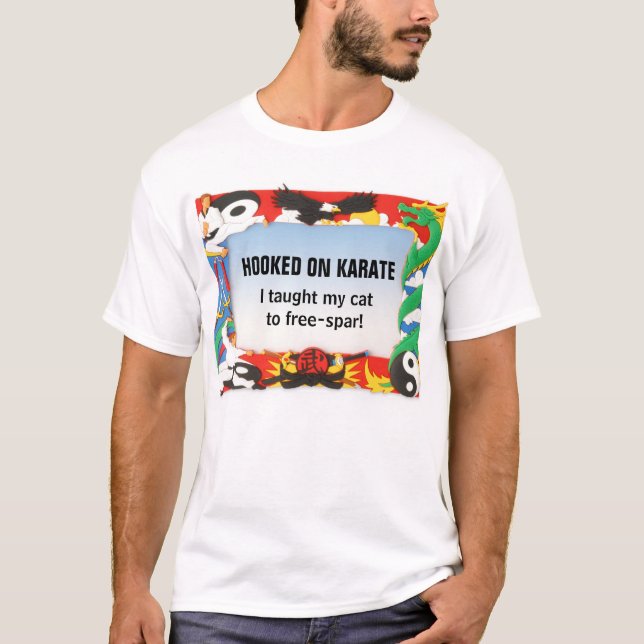 Hakat på Karate #2 T-shirt (Framsida)