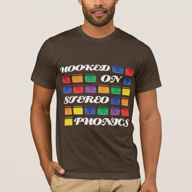 Hakat på stereo- akustik tee (Framsida)