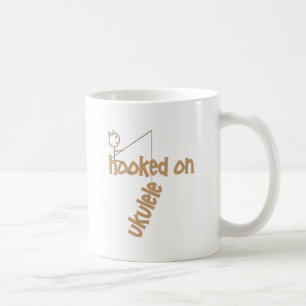 Hakat på ukulelen kaffemugg