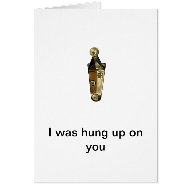 Hakat upp hälsningskort (Framsidan)