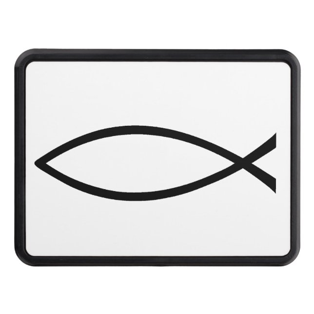 Hake för Jesus fisksläp Skydd För Dragkrok (Framsidan)