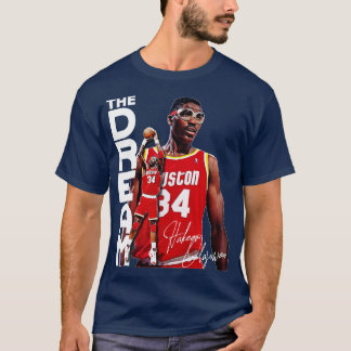 Hakeem Dream Olajuwon Fläkt Design T Shirt