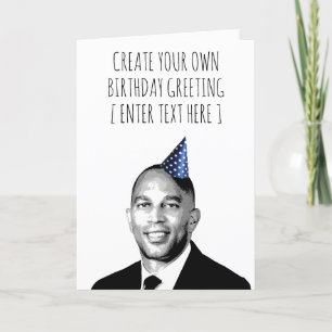 Hakeem Jeffries Anpassad Födelsedagskort Kort